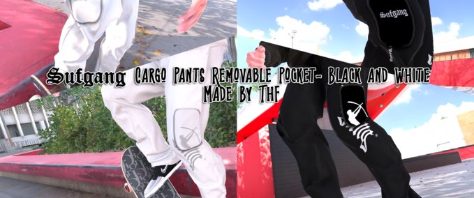 Gear Sufgang Cargo pants removable pocket Skater XL mod