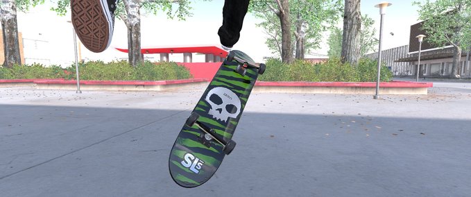 Real Brand Street League x Zero - Cole Skull Deck Skater XL mod