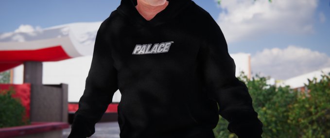 Gear Black Palace Hoodie Skater XL mod