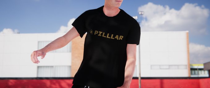 Gear Black Pillar Shirt Skater XL mod