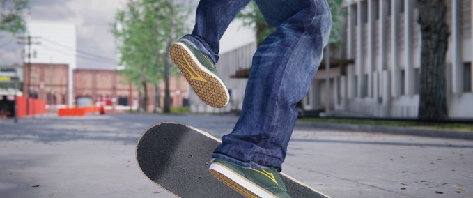 Gear Lakai Fremont Vulc Green Skater XL mod