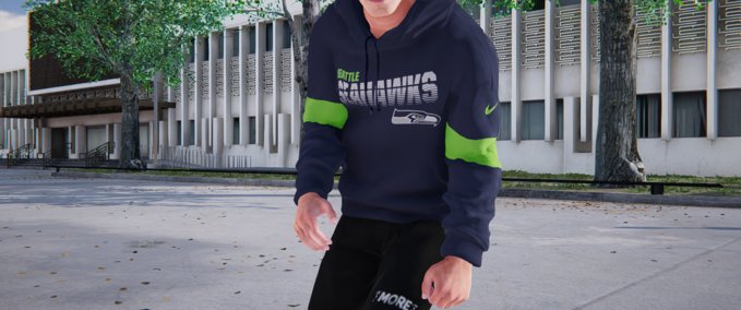 Gear Nike Seattle Seahawks Hoodie Skater XL mod