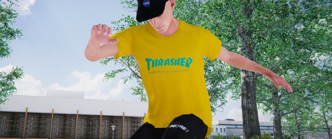 Gear Thrasher Yellow Blue Skater XL mod