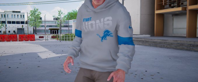 Gear Detroit Lions Hoodie Skater XL mod