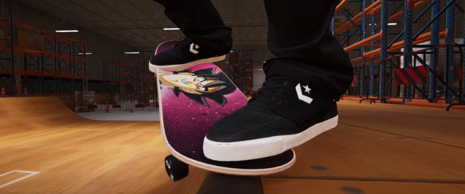 Gear Black Converse Skater XL mod