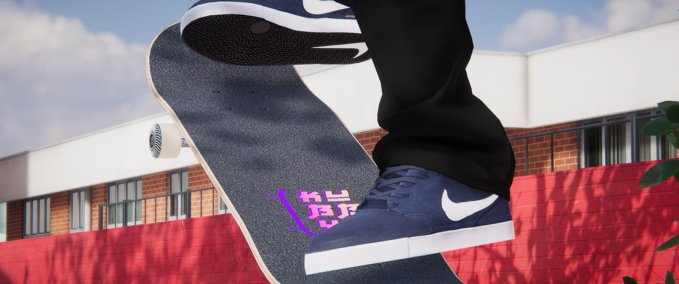 Gear Nike SB Solarsoft Blue Skater XL mod