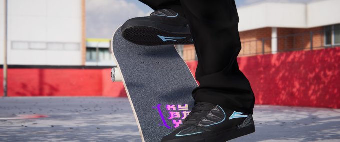 Gear Lakai Carroll Leather Black Pack Skater XL mod