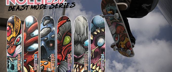 Sonstiges Nollie Co. Beast Mode Series Decks Skater XL mod