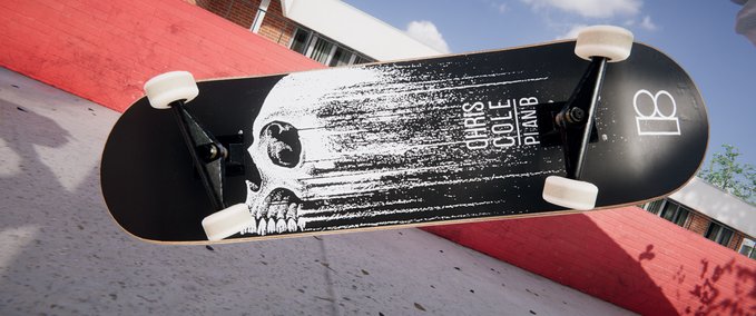 Gear [Deck] Chris Cole Plan B Skull Skater XL mod