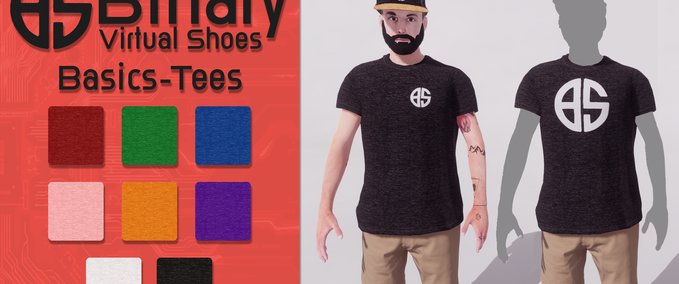 Gear Binary basics - Tshirts Skater XL mod