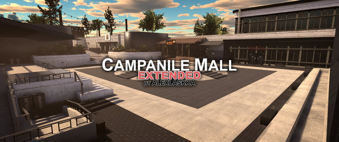 Map Campanile Mall [Extended] - AlexLaskka Skater XL mod