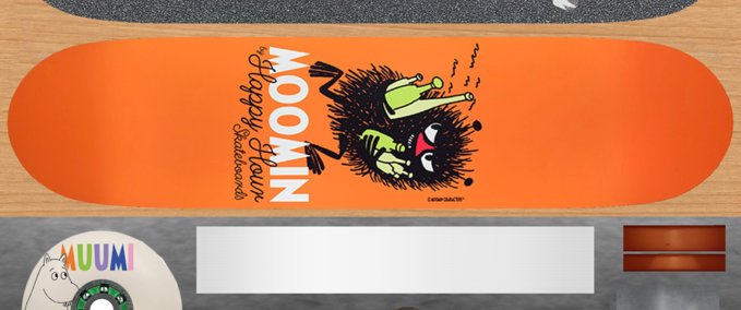 Gear Happy Hour - Moomin collab set Skater XL mod