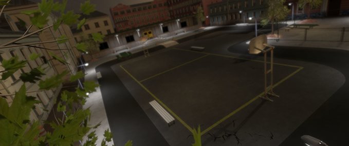 Map 902Rider's Schoolyard Night Skater XL mod