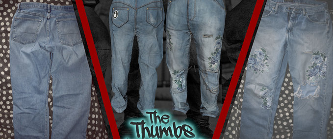 Gear The Thumbs Knees Ups Pants Skater XL mod