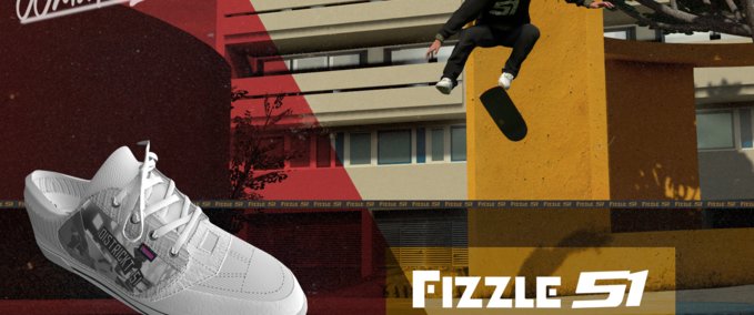 Gear The Fizzle 51 Shoes (Fizzle X Districkt 51 Collab) Skater XL mod