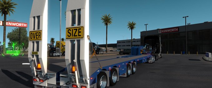 Trailer DRAKE SWINGWING V2.0 1.38.X American Truck Simulator mod