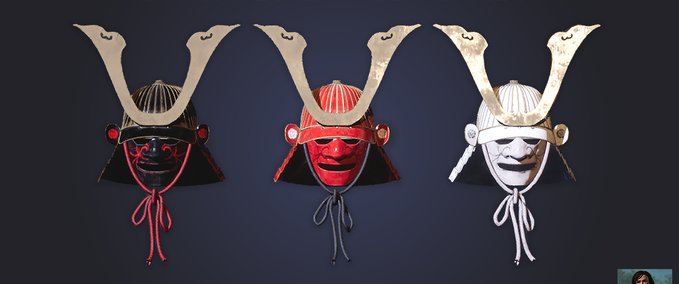 [Skin] Samurai Helmet + Facemask Set Mod Image