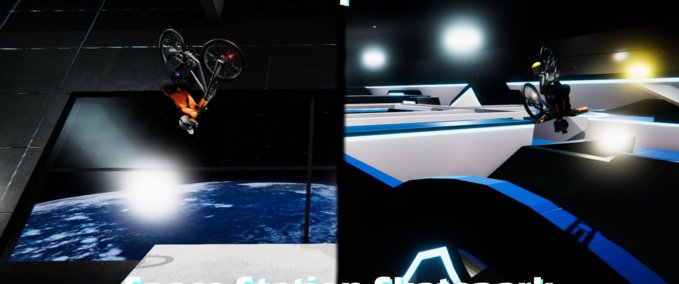 Windows Space Station Skatepark Descenders mod