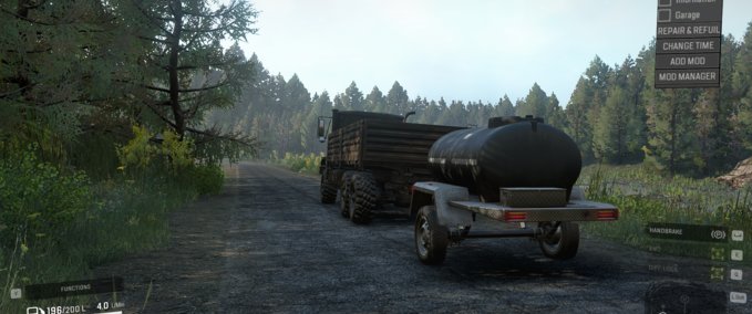 Subscribe Scout fuel trailer for trucks SnowRunner mod
