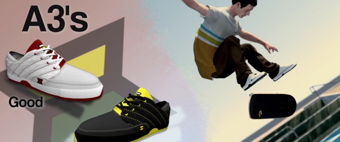 Gear A3's by Alchemy Footwear Skater XL mod