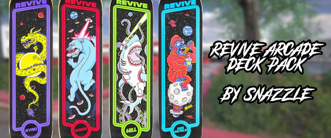 Gear Revive Arcade Deck Pack Skater XL mod