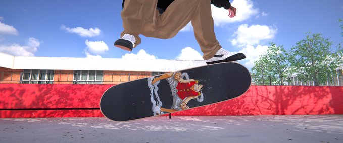 Gear Luffy Griptape Skater XL mod