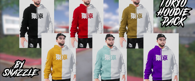 Gear Tokyo Hoodie Pack Skater XL mod