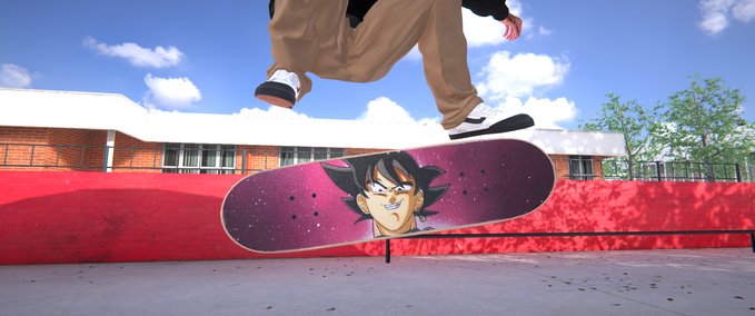 Gear Goku Black Griptape Skater XL mod
