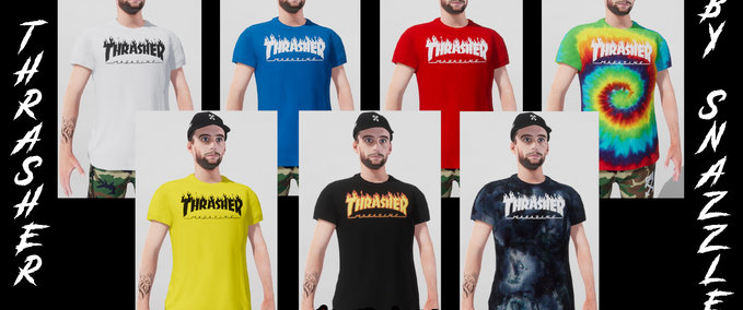 Gear Thrasher T Shirt Pack Skater XL mod