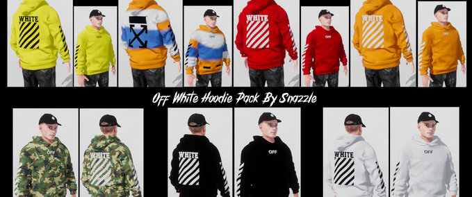 Gear Off White Hoodie Pack Skater XL mod