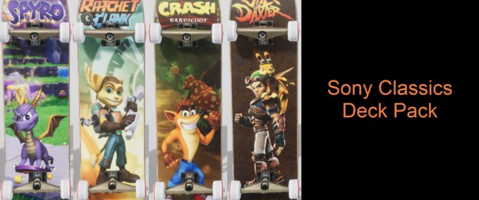 Gear Sony Classics - Deck Pack Skater XL mod
