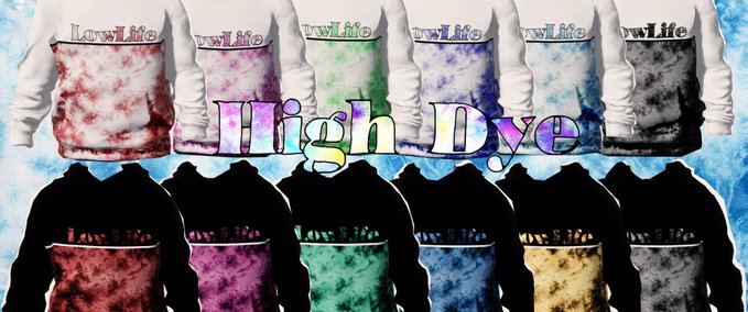 Gear LowLife High Dye Hoodies Skater XL mod