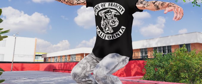 Sonstiges SOA [sons of anarchy] T-shirt Skater XL mod