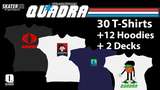 Quadra Skateshop - T-shirt Pack vol 1 Mod Thumbnail