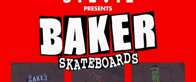 Gear Baker Skateboards - Stevie Skater XL mod