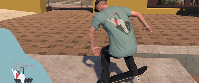 Gear Helas - Bubble Tee Skater XL mod