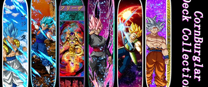 Gear CornBurglar DBZ Decks Skater XL mod