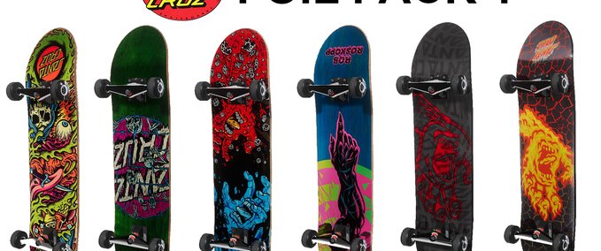 Real Brand Santa Cruz Foil Deck & Grip Pack 1 Skater XL mod