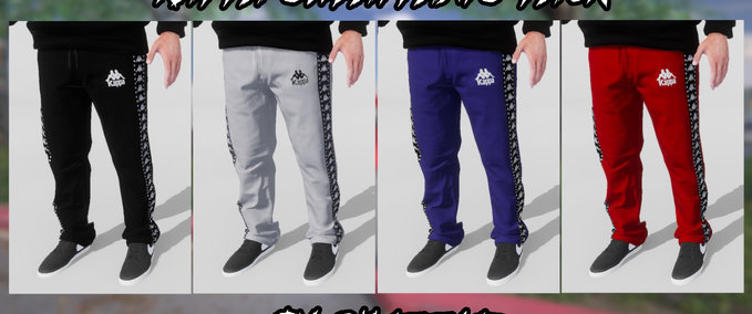 Gear Kappa Amsag Sweatpants Pack By Snazzle Skater XL mod