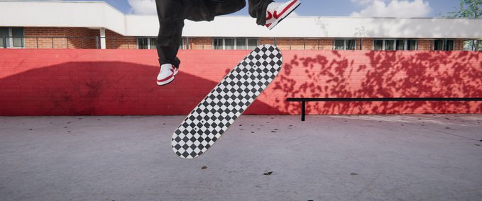 Gear Checkered Griptape Skater XL mod