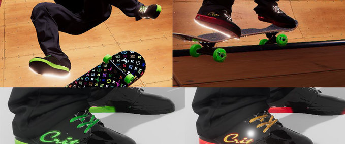 Gear Crit Ultra FOIL Shoes Skater XL mod