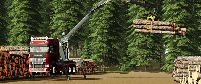 Sonstige Anbaugeräte NMC Timber Loader Landwirtschafts Simulator mod
