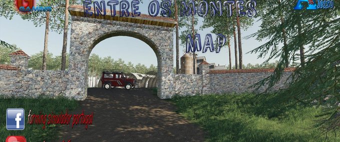 Maps FS19 Entre Os Montes Landwirtschafts Simulator mod