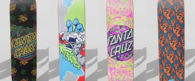 Gear Santa Cruz Skateboard Pack 2 Skater XL mod