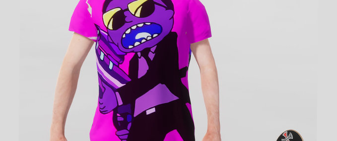Gear Morty Full T-Shirt Skater XL mod