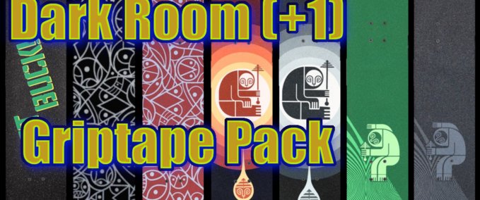 Gear Dark Room (+1) Griptape Pack Skater XL mod