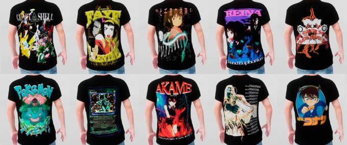 Other Otaku_Shirts Skater XL mod