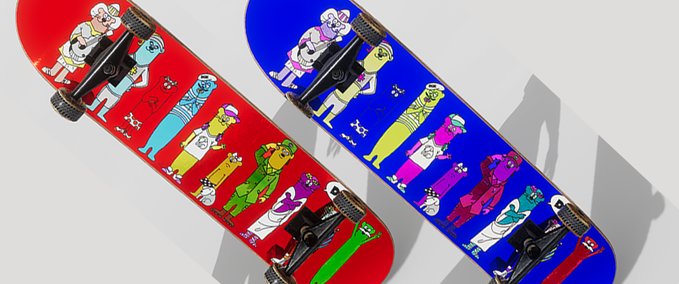 Gear DGK Otter Pops Deck [Foil] 2 pack Skater XL mod