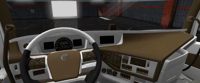 Interieurs Volvo FH16 2012 Braunes Interieur [1.37 - 1.38] Eurotruck Simulator mod
