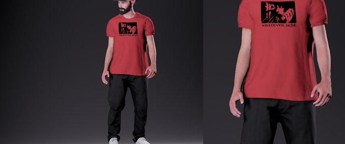 Gear Whatever Dude horror Tshirt Skater XL mod